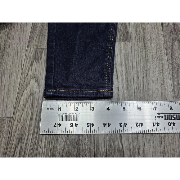 Old Navy Jeans Womens 00 Blue Mid Rise Rockstar Super Skinny Denim - Picture 9 of 9